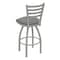 Holland Bar Stool Co 30" Swivel Bar Stool, Nickel Finish, Graph Seat 41030AN020 - alternate 2
